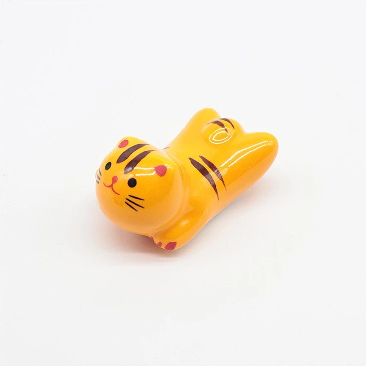 Estick Creative Chopstick Holder Floret Dog Cartoon Ceramic Crafts Ornaments Custom Ceramic Chopstick Holder
